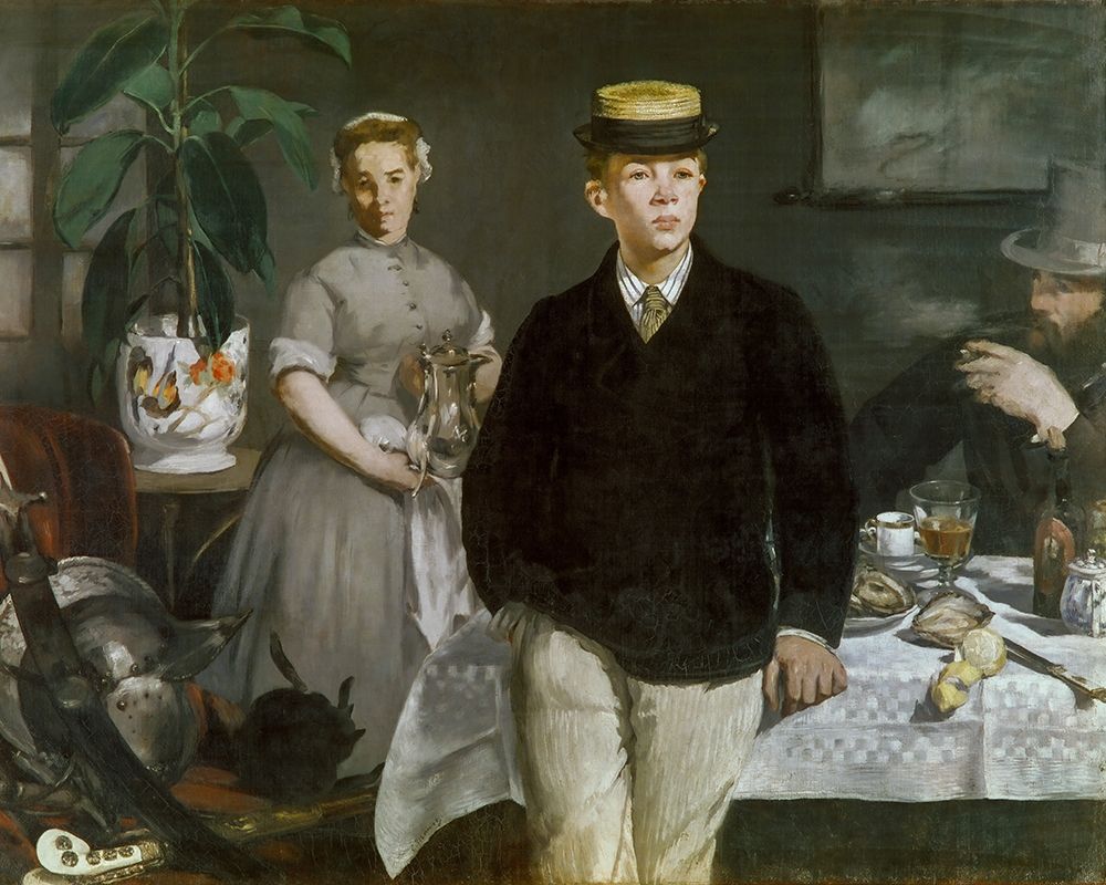 Luncheon in the Studio art print by Edouard Manet for $57.95 CAD