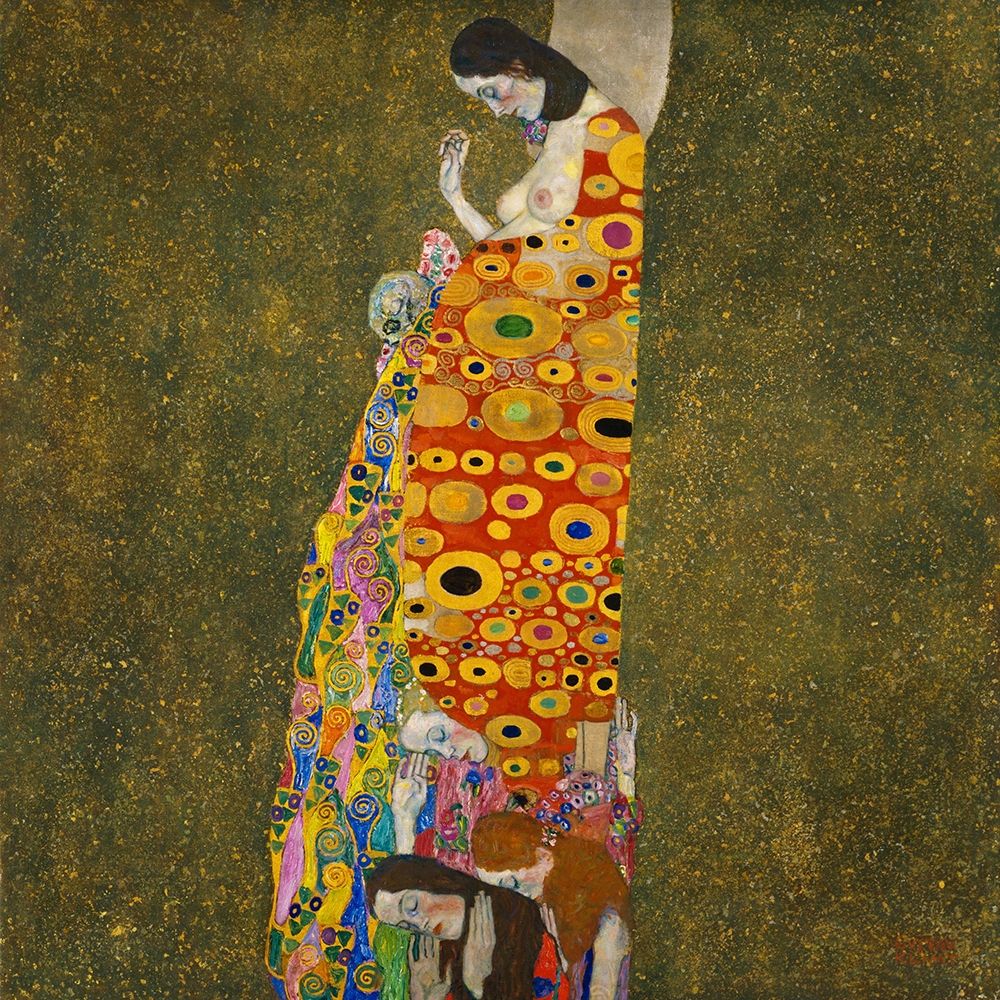 Hope, II art print by Gustav Klimt for $57.95 CAD