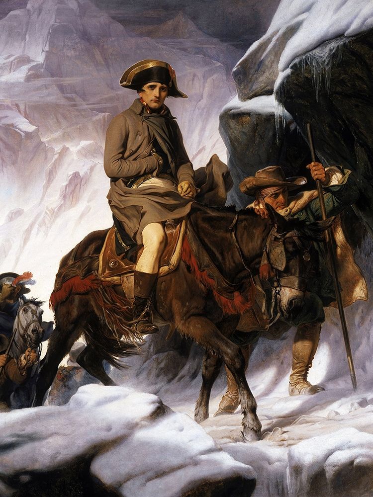 Napoleon Crossing the Alps art print by Paul Delaroche for $57.95 CAD