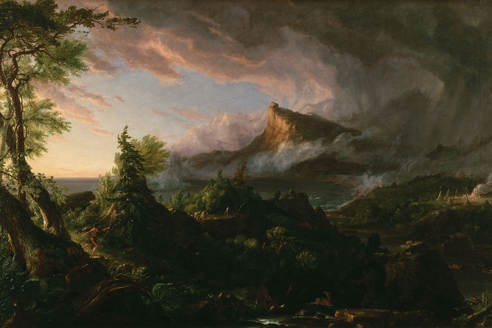 The Savage StateÂ fromÂ The Course of Empire art print by Thomas Cole for $57.95 CAD