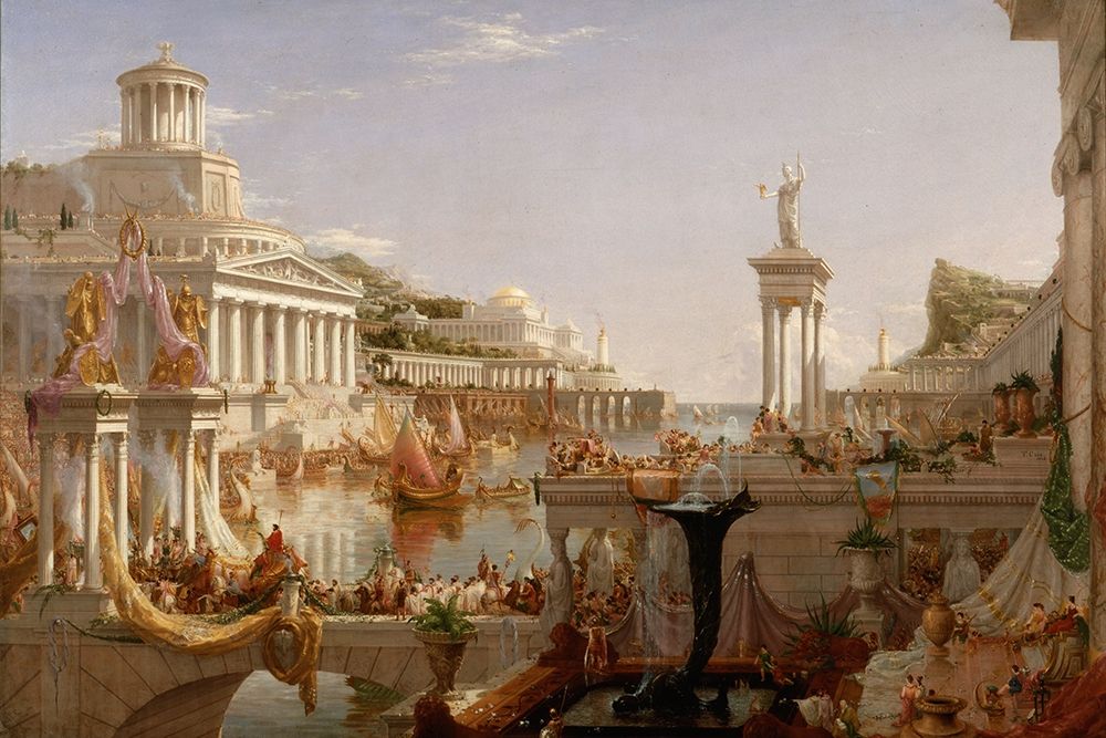 The Consummation The Course of the Empire art print by Thomas Cole for $57.95 CAD