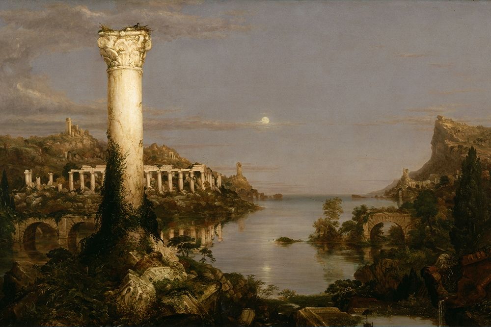 The Course of Empire Desolation art print by Thomas Cole for $57.95 CAD