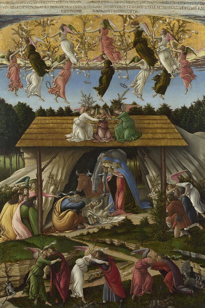 Mystic Nativity art print by Sandro Botticelli for $57.95 CAD