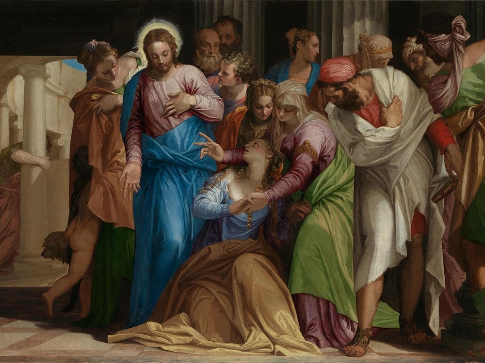 The Conversion of Mary Magdalene art print by Paolo Veronese for $57.95 CAD