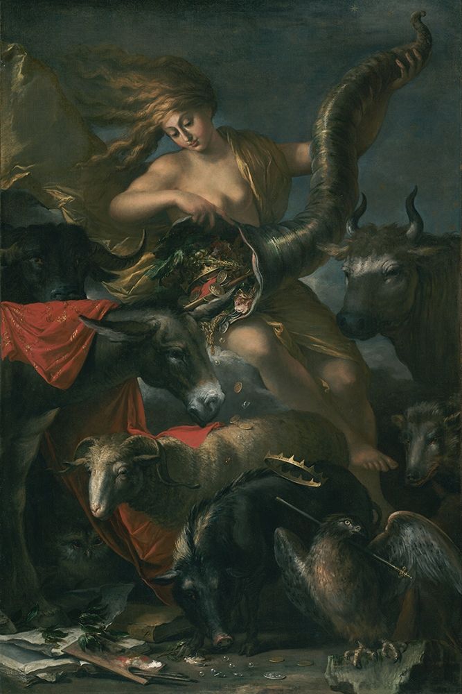 Allegory of Fortune art print by Salvator Rosa for $57.95 CAD