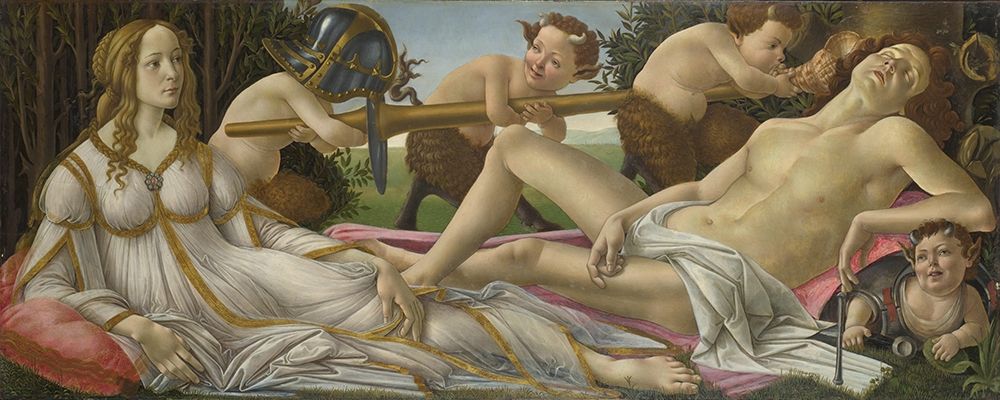 Venus and Mars art print by Sandro Botticelli for $57.95 CAD