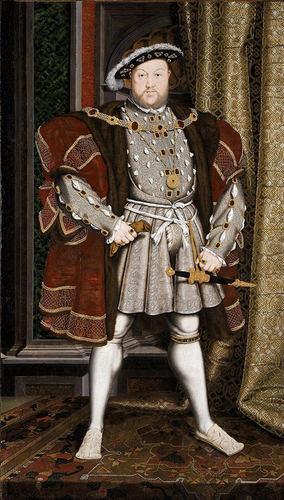Portrait of Henry VIII art print by Unknown for $57.95 CAD