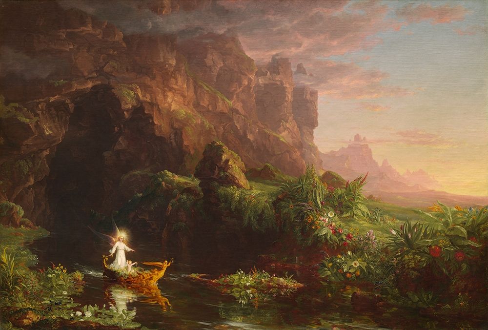 The Voyage of Life Childhood art print by Thomas Cole for $57.95 CAD