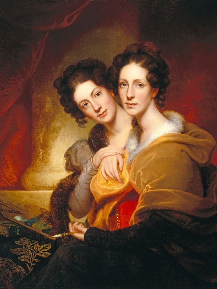 The Sisters Eleanor and Rosalba Peale art print by Rembrandt Peale for $57.95 CAD