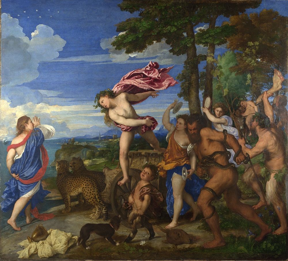 Bacchus and Ariadne art print by Titian for $57.95 CAD