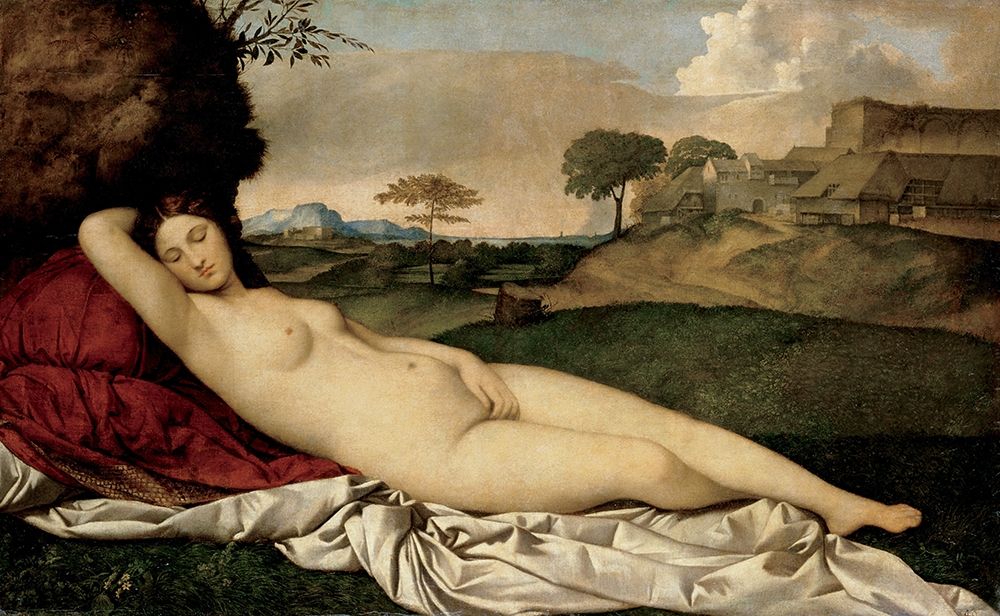 Sleeping Venus art print by Titian for $57.95 CAD