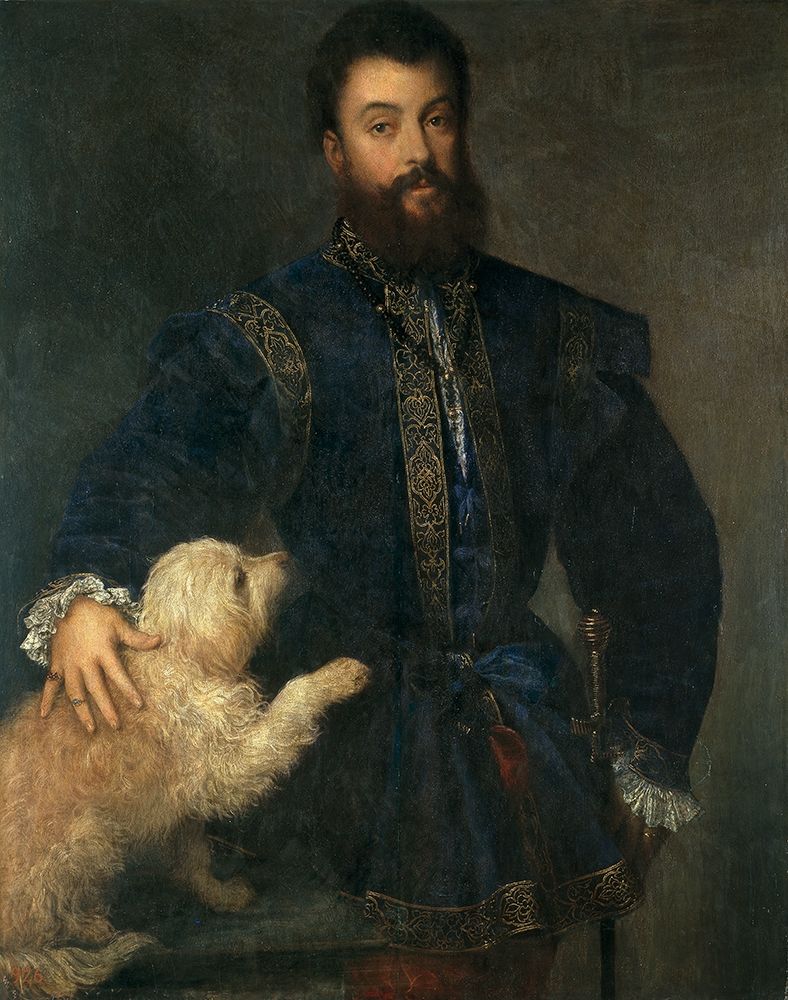 Portrait of Federico II Gonzaga art print by Titian for $57.95 CAD