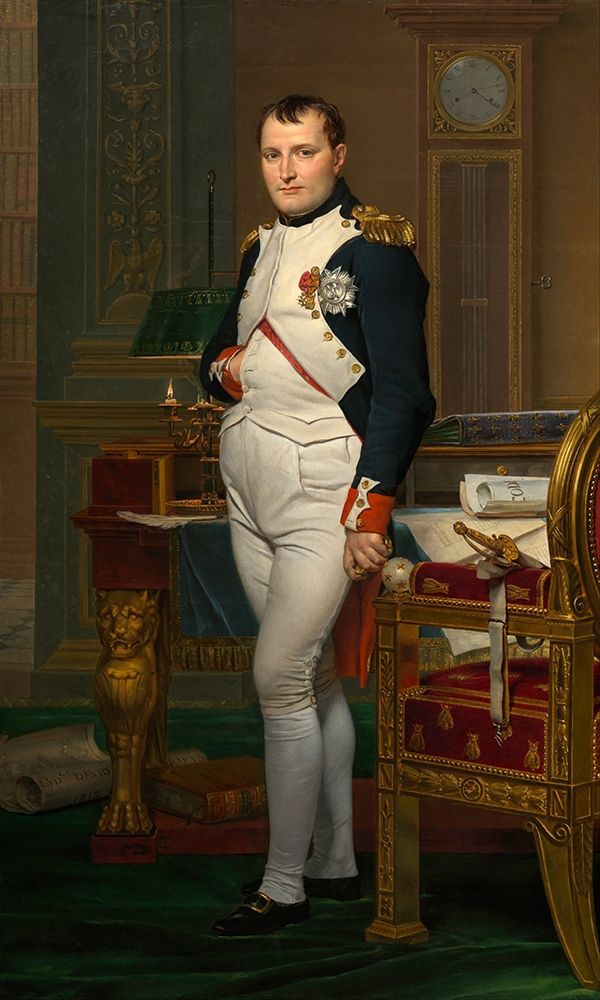 The Emperor Napoleon in His Study at the Tuileries art print by Jacques-Louis David for $57.95 CAD