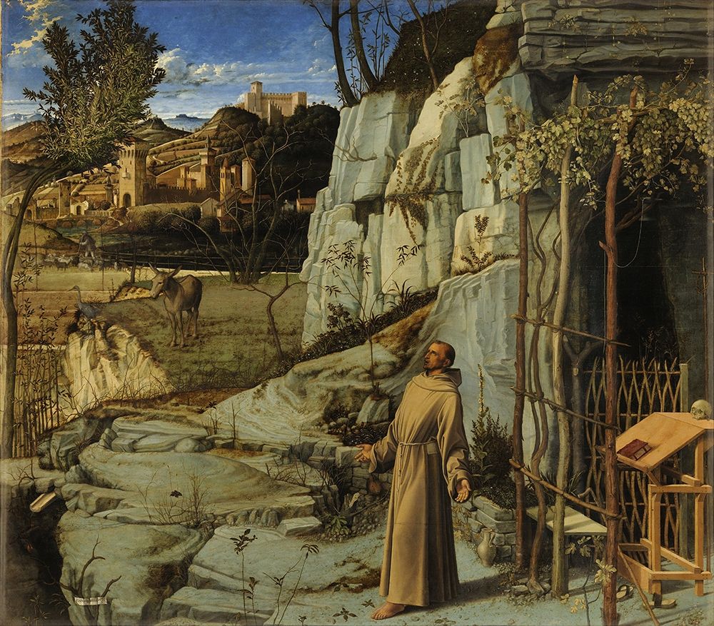 St. Francis in Ecstasy art print by Giovanni Bellini for $57.95 CAD