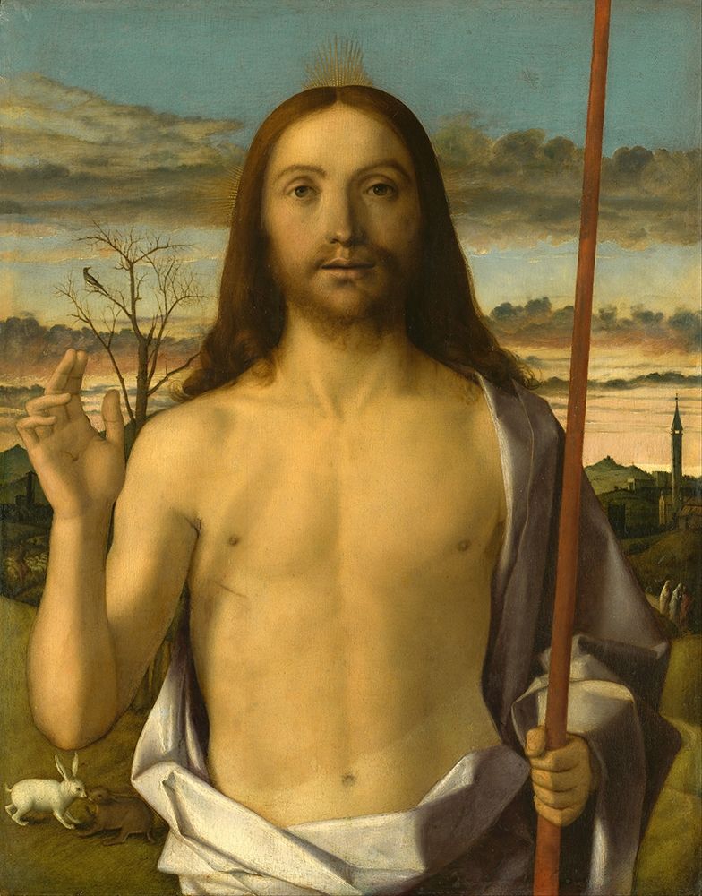Christ Blessing art print by Giovanni Bellini for $57.95 CAD