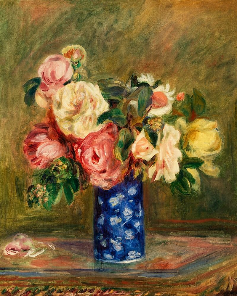 Bouquet of Roses 1882 art print by Pierre-Auguste Renoir for $57.95 CAD