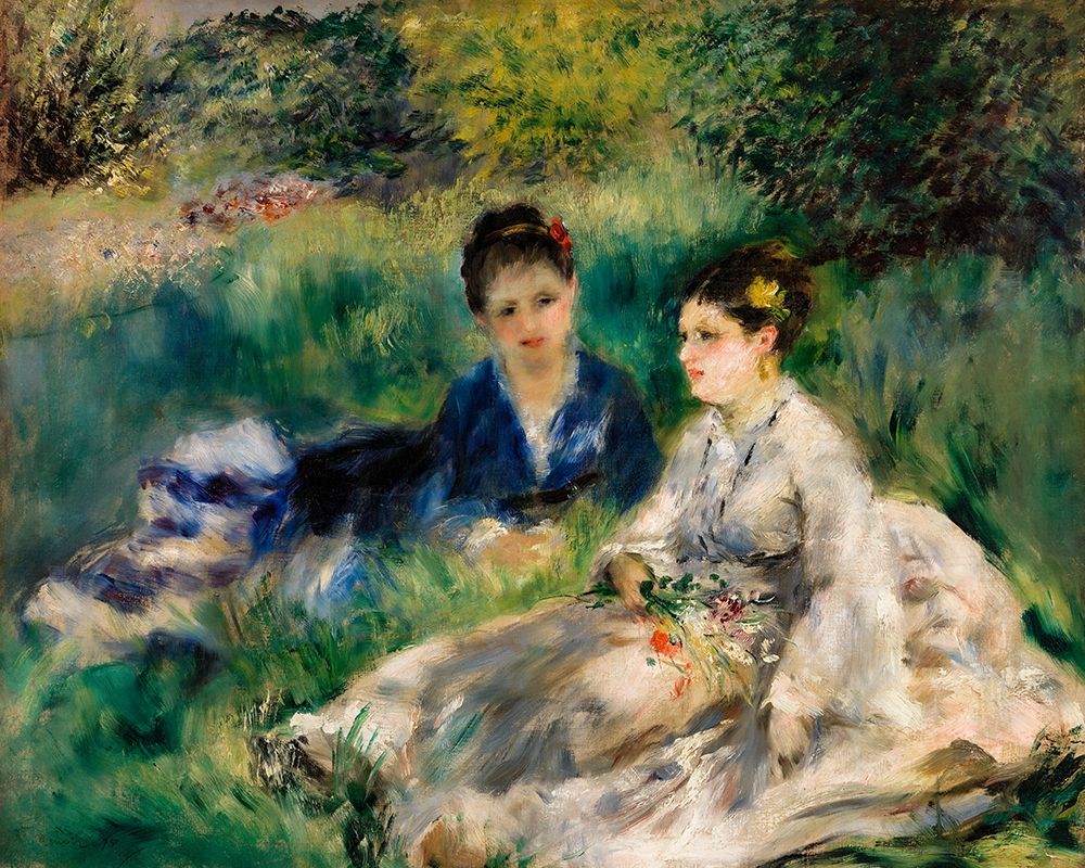 On the Grass 1873 art print by Pierre-Auguste Renoir for $57.95 CAD