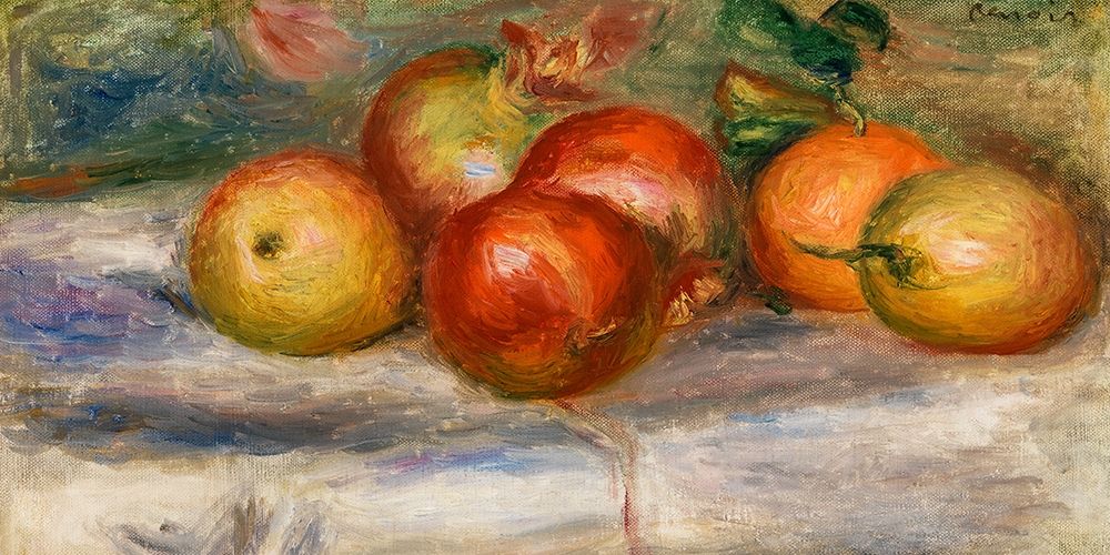 Apples, Oranges, and Lemons 1911 art print by Pierre-Auguste Renoir for $57.95 CAD