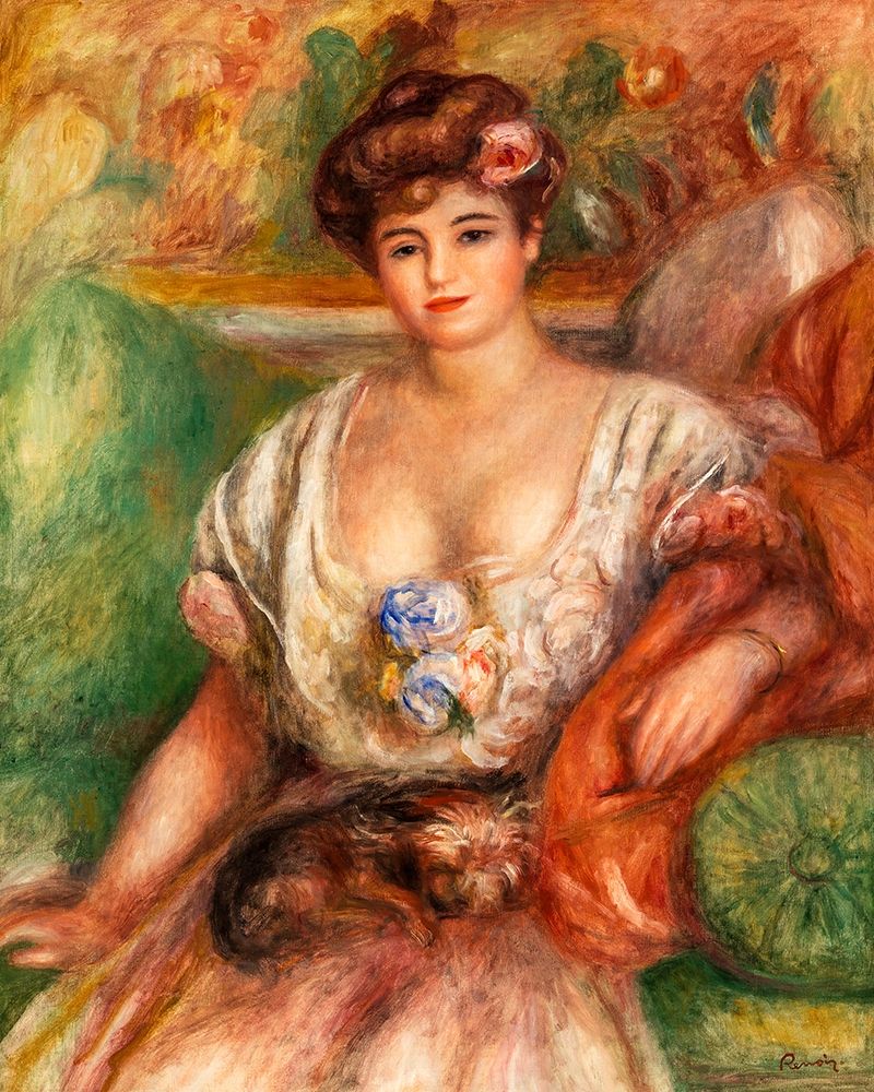Portrait of Misia Sert 1907 art print by Pierre-Auguste Renoir for $57.95 CAD