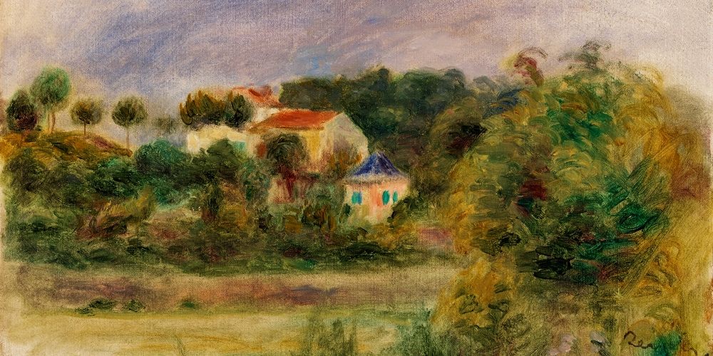 Houses in a Park 1911 art print by Pierre-Auguste Renoir for $57.95 CAD