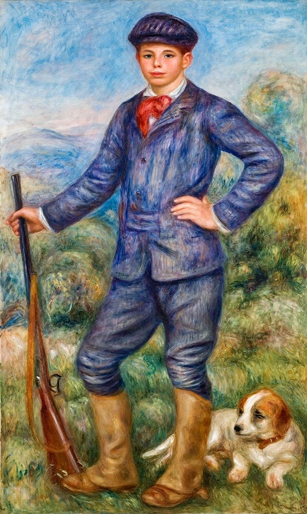 Jean as a Huntsman 1910  art print by Pierre-Auguste Renoir for $57.95 CAD