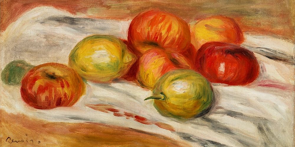 Apples, Orange, and Lemon 1911 art print by Pierre-Auguste Renoir for $57.95 CAD