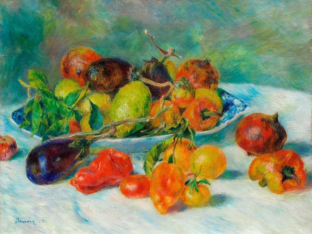 Fruits of the Midi 1881 art print by Pierre-Auguste Renoir for $57.95 CAD