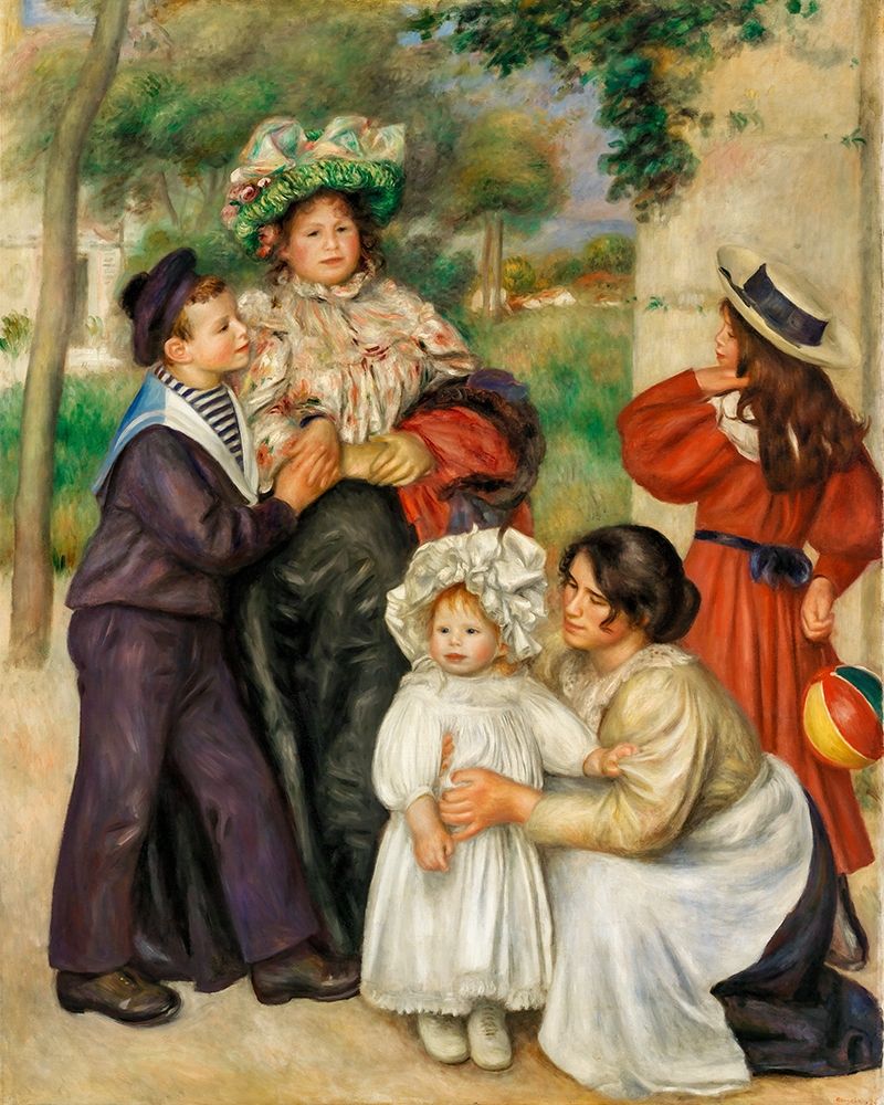 The Artists Family 1896 art print by Pierre-Auguste Renoir for $57.95 CAD