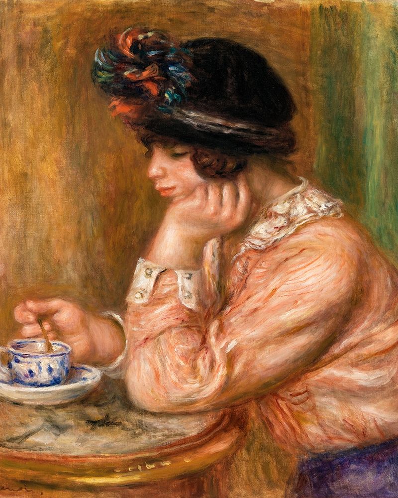 Cup of Chocolate 1914 art print by Pierre-Auguste Renoir for $57.95 CAD