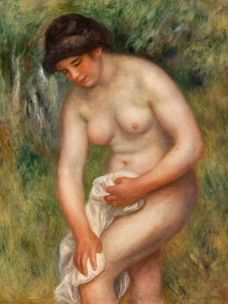 Bather Drying Herself art print by Pierre-Auguste Renoir for $57.95 CAD