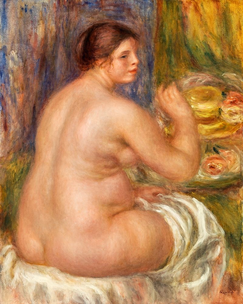 Nude from the Back 1917 art print by Pierre-Auguste Renoir for $57.95 CAD