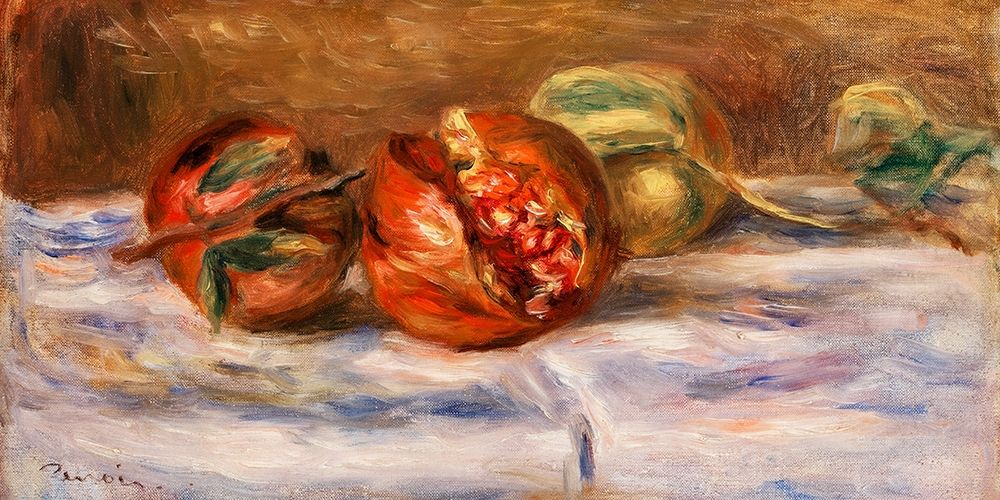 Pomegranates 1910 art print by Pierre-Auguste Renoir for $57.95 CAD