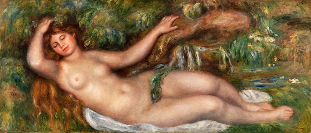 Reclining Nude 1910 art print by Pierre-Auguste Renoir for $57.95 CAD