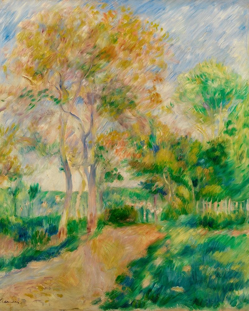 Autumn Landscape 1884 art print by Pierre-Auguste Renoir for $57.95 CAD