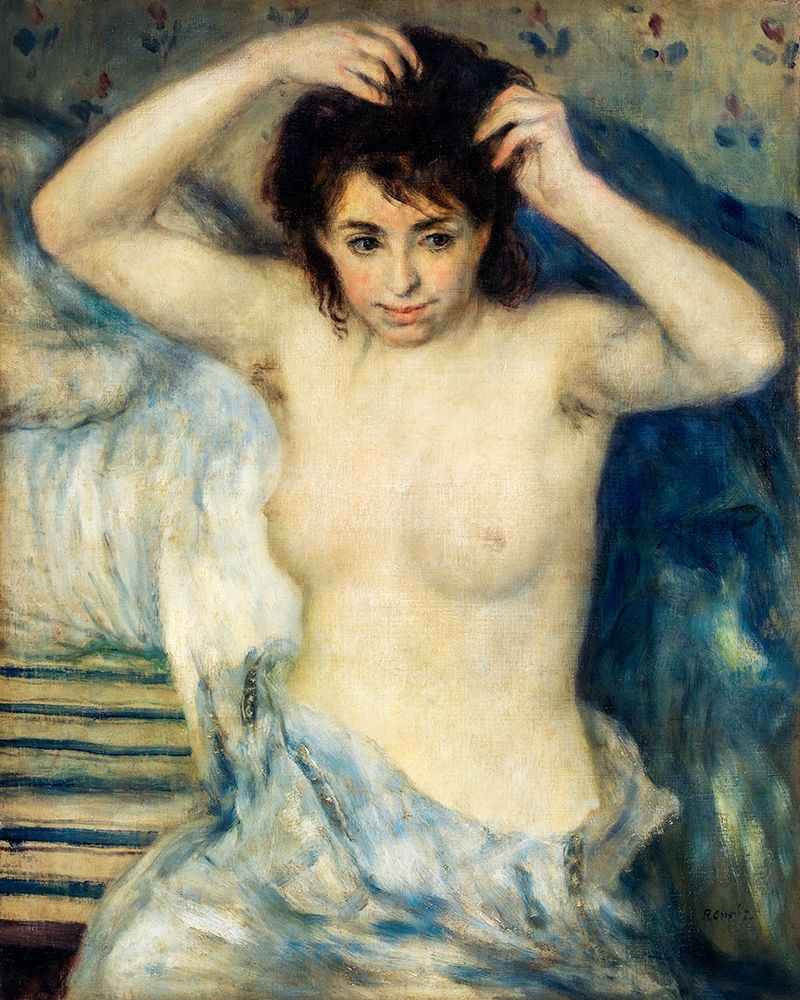 Before the Bath 1875 art print by Pierre-Auguste Renoir for $57.95 CAD