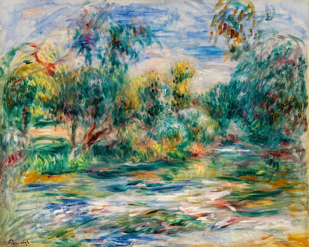 Landscape 1917 art print by Pierre-Auguste Renoir for $57.95 CAD