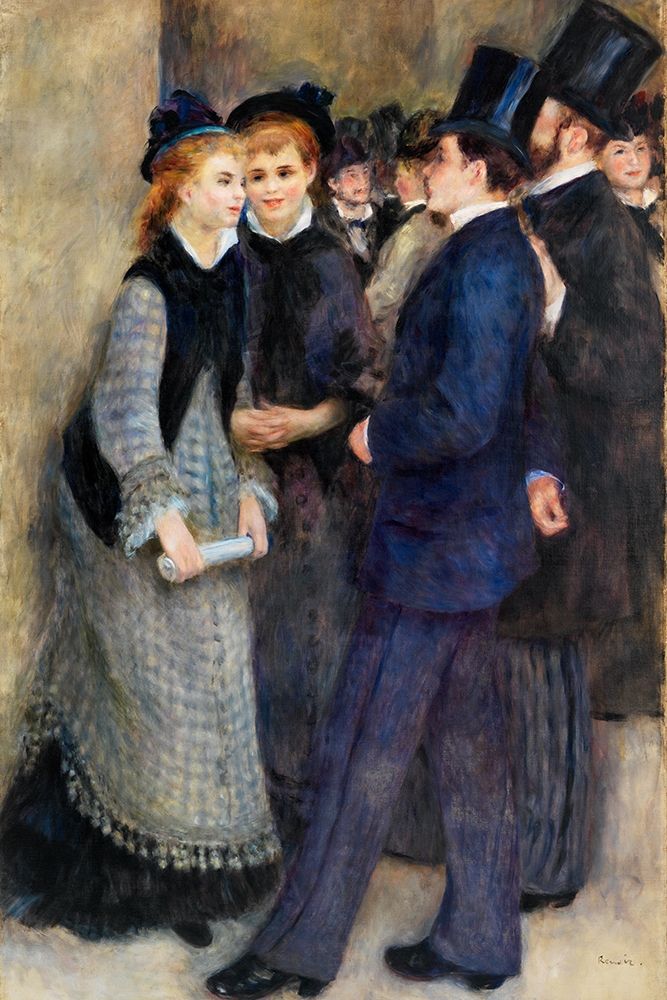 Leaving the Conservatory art print by Pierre-Auguste Renoir for $57.95 CAD