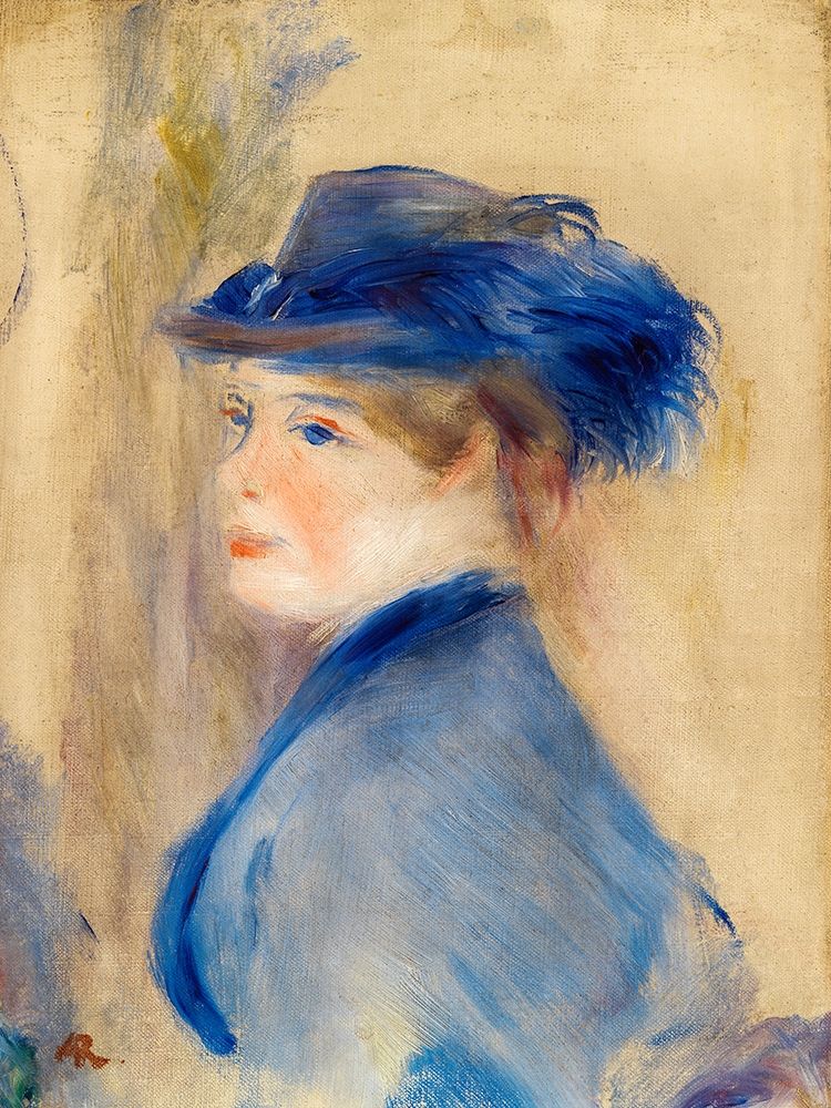 Bust of a Woman 1875 art print by Pierre-Auguste Renoir for $57.95 CAD