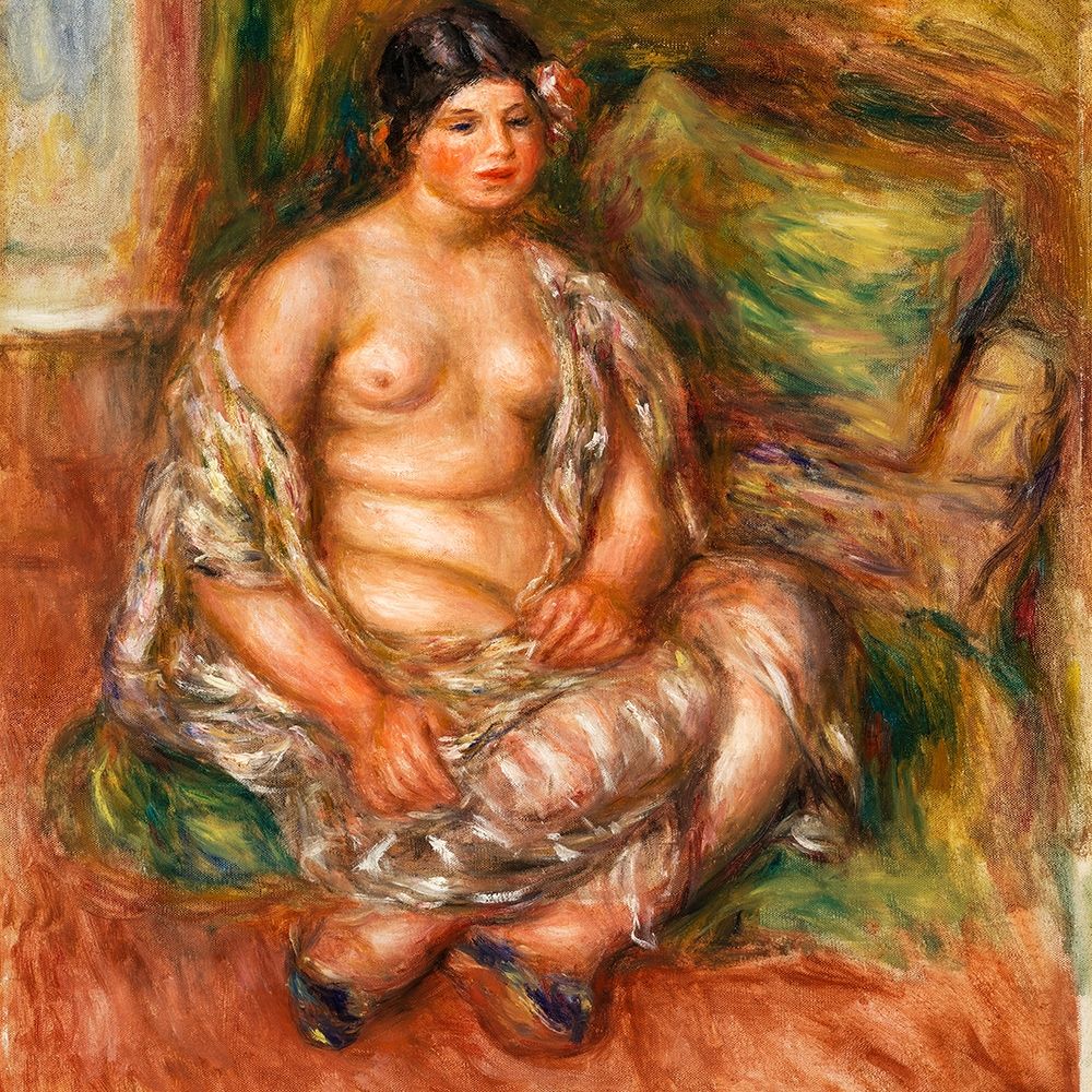 Seated Odalisque 1918 art print by Pierre-Auguste Renoir for $57.95 CAD