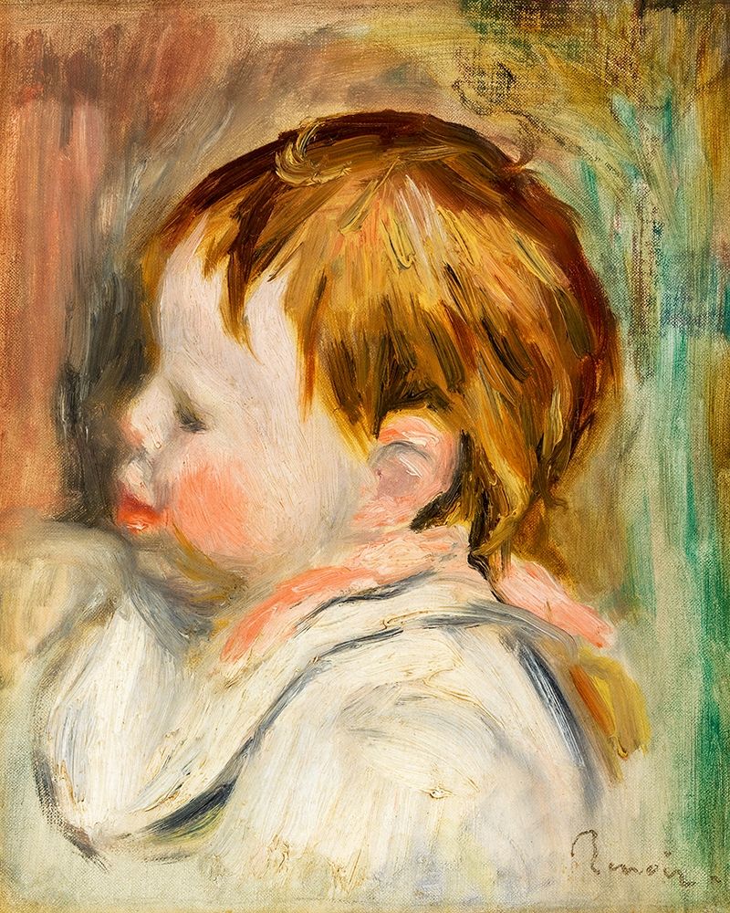 Babys Head 1895 art print by Pierre-Auguste Renoir for $57.95 CAD