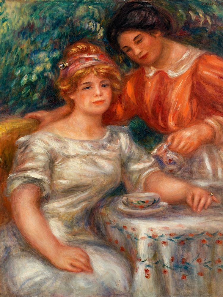 Tea Time 1911 art print by Pierre-Auguste Renoir for $57.95 CAD