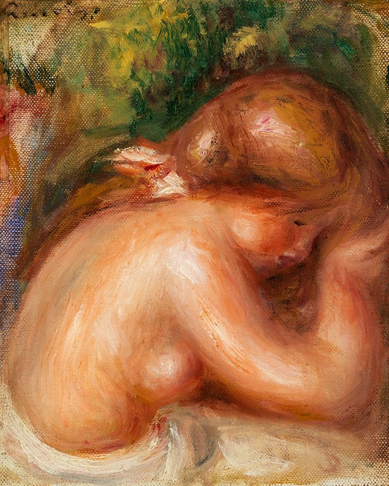 Nude Torso of Young Girl art print by Pierre-Auguste Renoir for $57.95 CAD