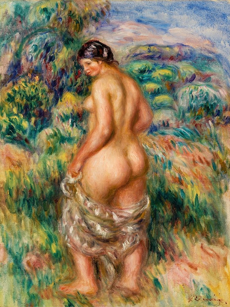 Standing Bather 1910 art print by Pierre-Auguste Renoir for $57.95 CAD