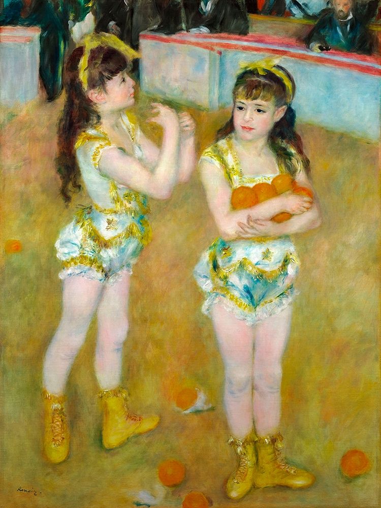 Acrobats at the Cirque Fernando 1879 art print by Pierre-Auguste Renoir for $57.95 CAD
