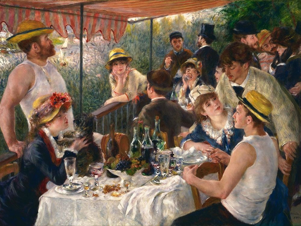 Luncheon of the Boating Party art print by Pierre-Auguste Renoir for $57.95 CAD
