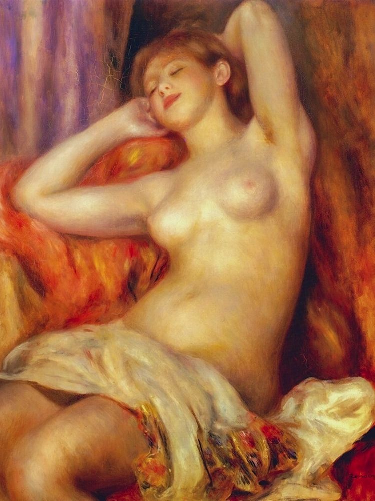 The Sleeping Bather art print by Pierre-Auguste Renoir for $57.95 CAD