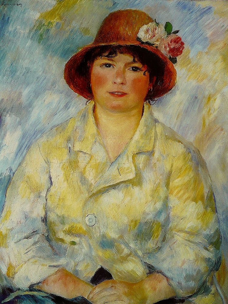Portrait of Madame Renoir art print by Pierre-Auguste Renoir for $57.95 CAD