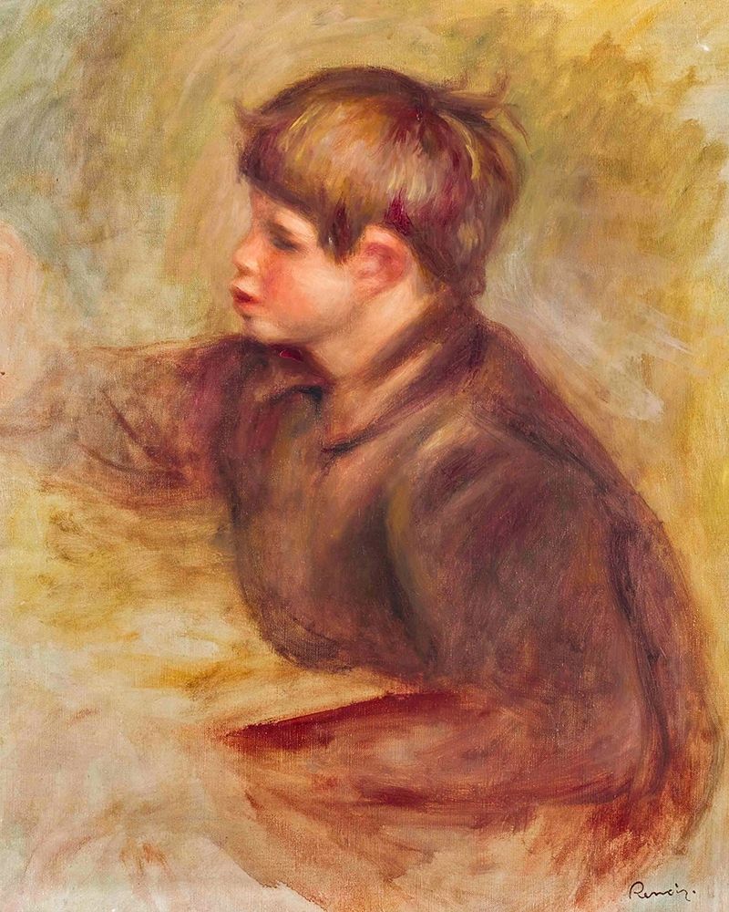 Claude Renoir the Painter art print by Pierre-Auguste Renoir for $57.95 CAD