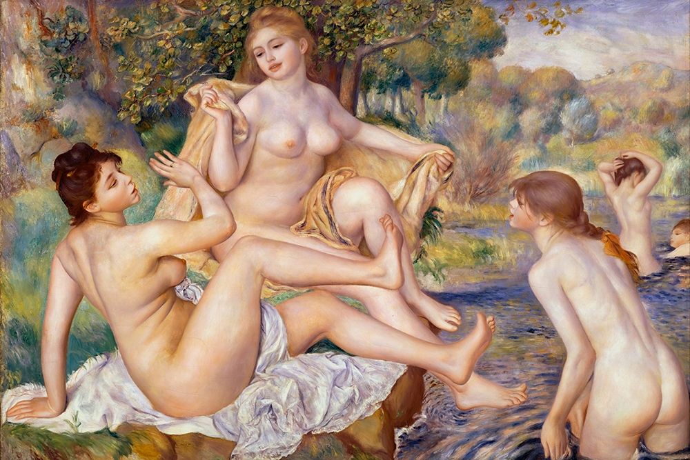 The Large Bathers art print by Pierre-Auguste Renoir for $57.95 CAD