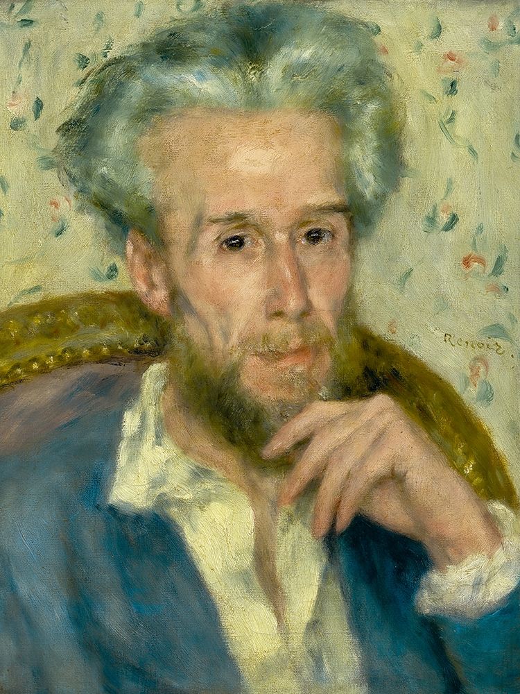 Portrait of Victor Chocquet art print by Pierre-Auguste Renoir for $57.95 CAD